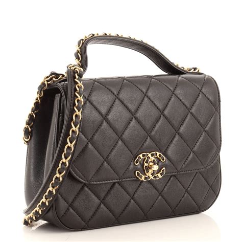 Chanel Small Chain Infinity Handle Bag 